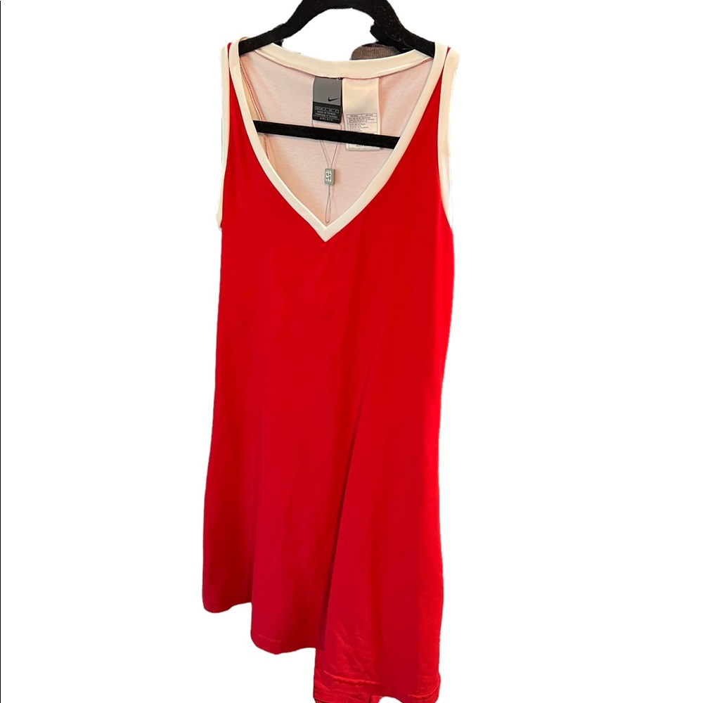 Vintage Nike Red Racerback Tennis Dress